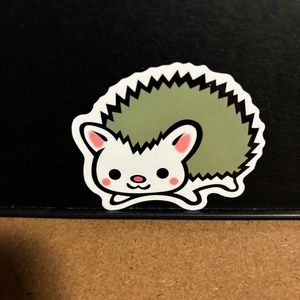 CUTE HEDGEHOG STICKER